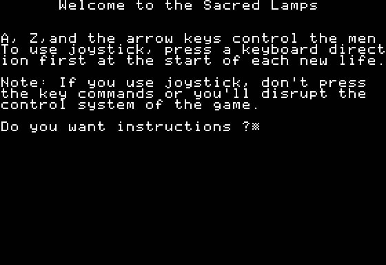 The Sacred Lamps